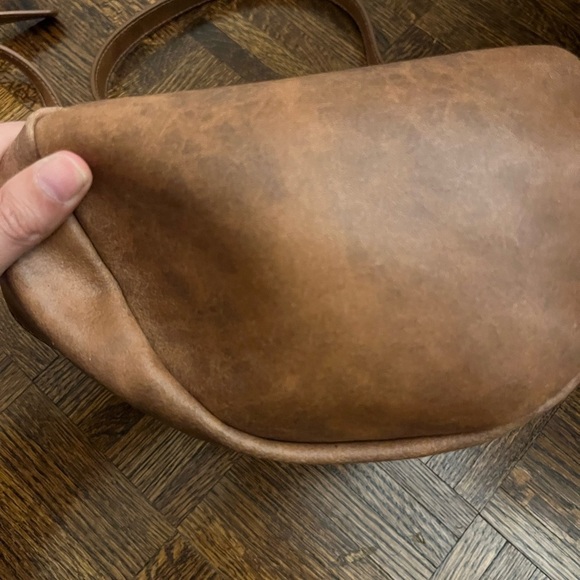 Brandy Melville Canvas/Cow leather Bucket bag - Picture 5 of 11